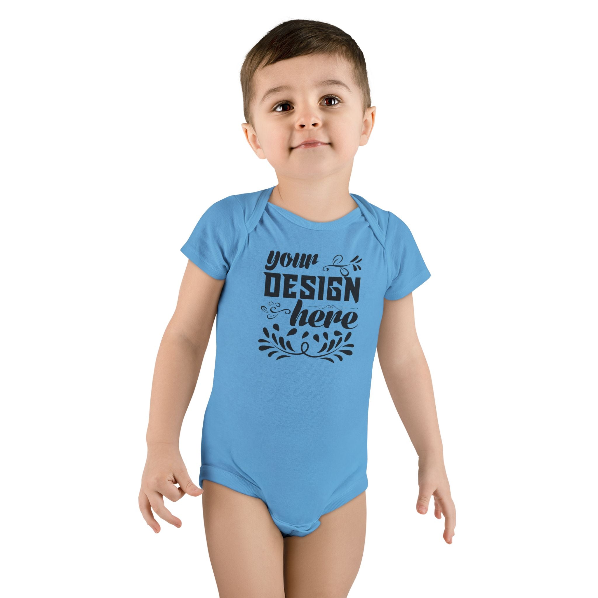 Customizable Gerber Childrenswear 6516A Baby Short Sleeve Onesie