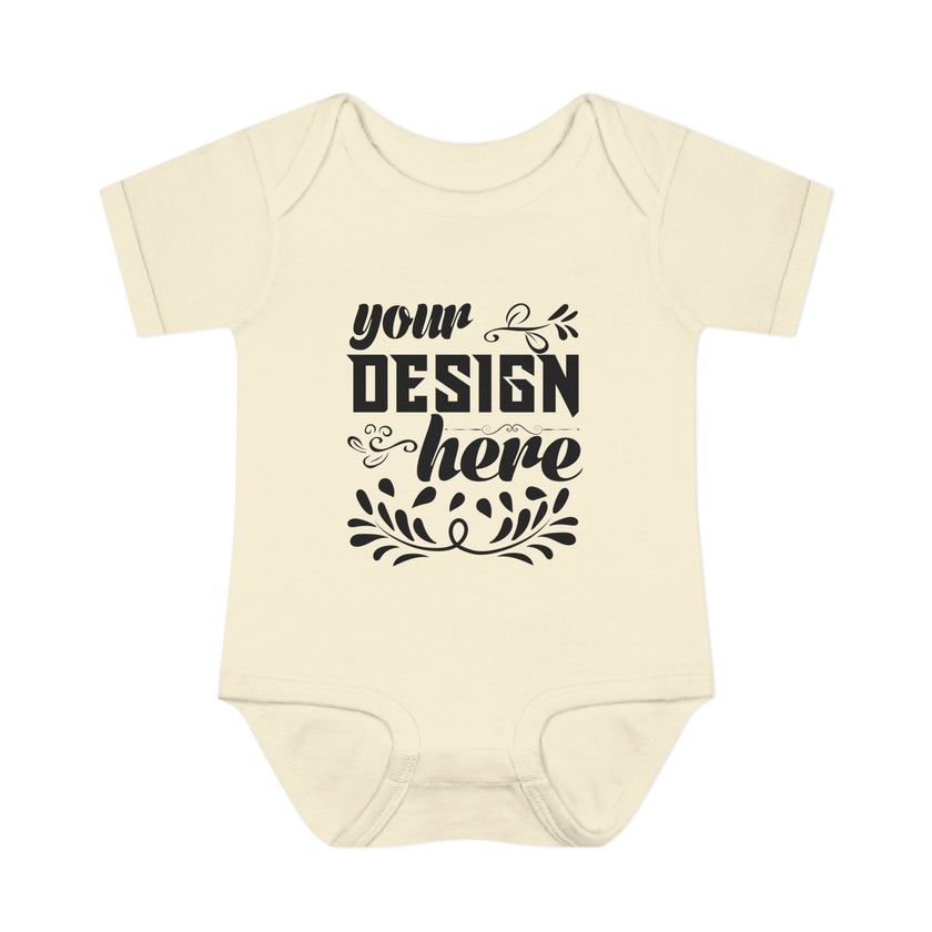 Customizable Infant Baby Rib Bodysuit Rabbit Skins 4400 Unisex