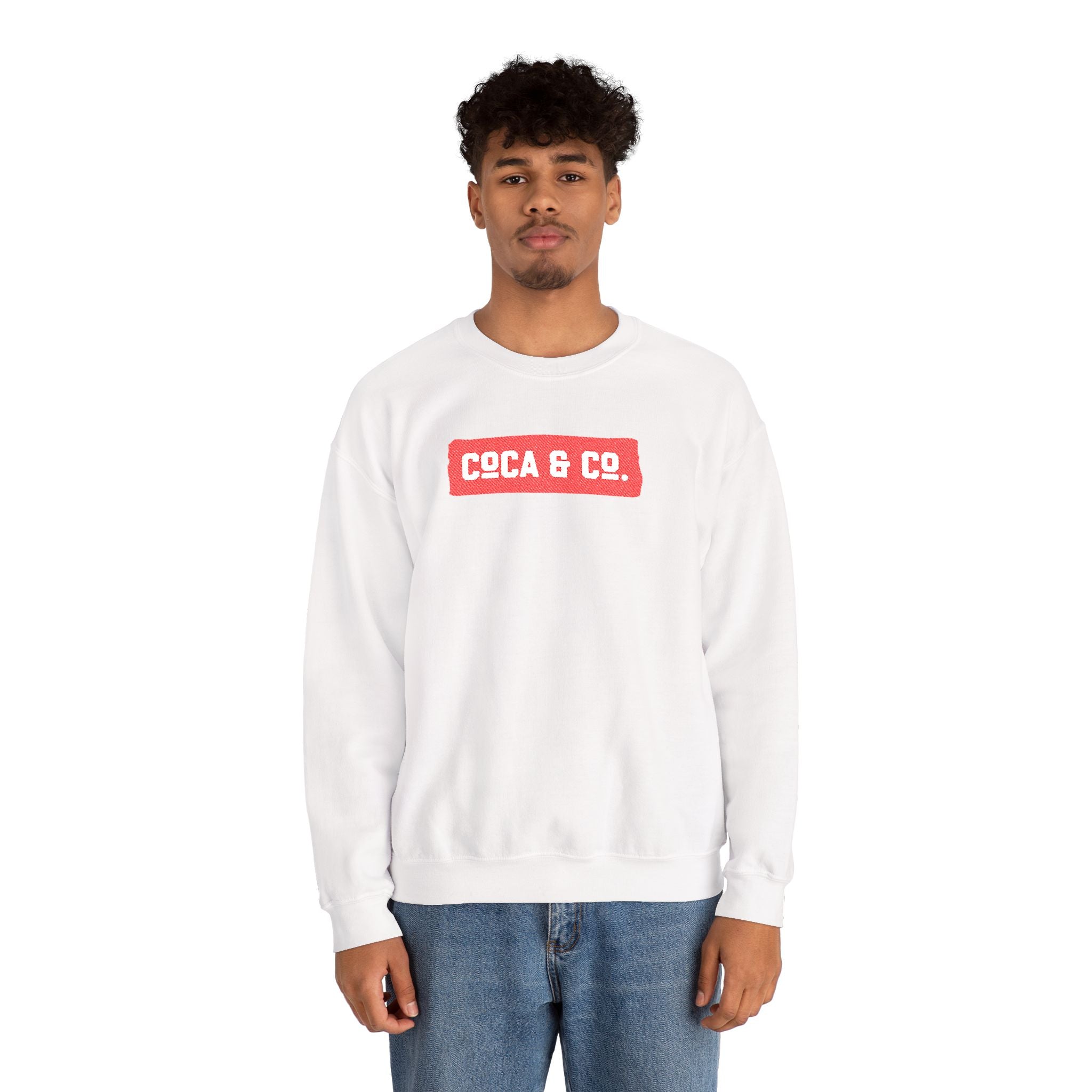 Gildan 18000 Unisex Crewneck Sweatshirt | Coca & Co Embroidery