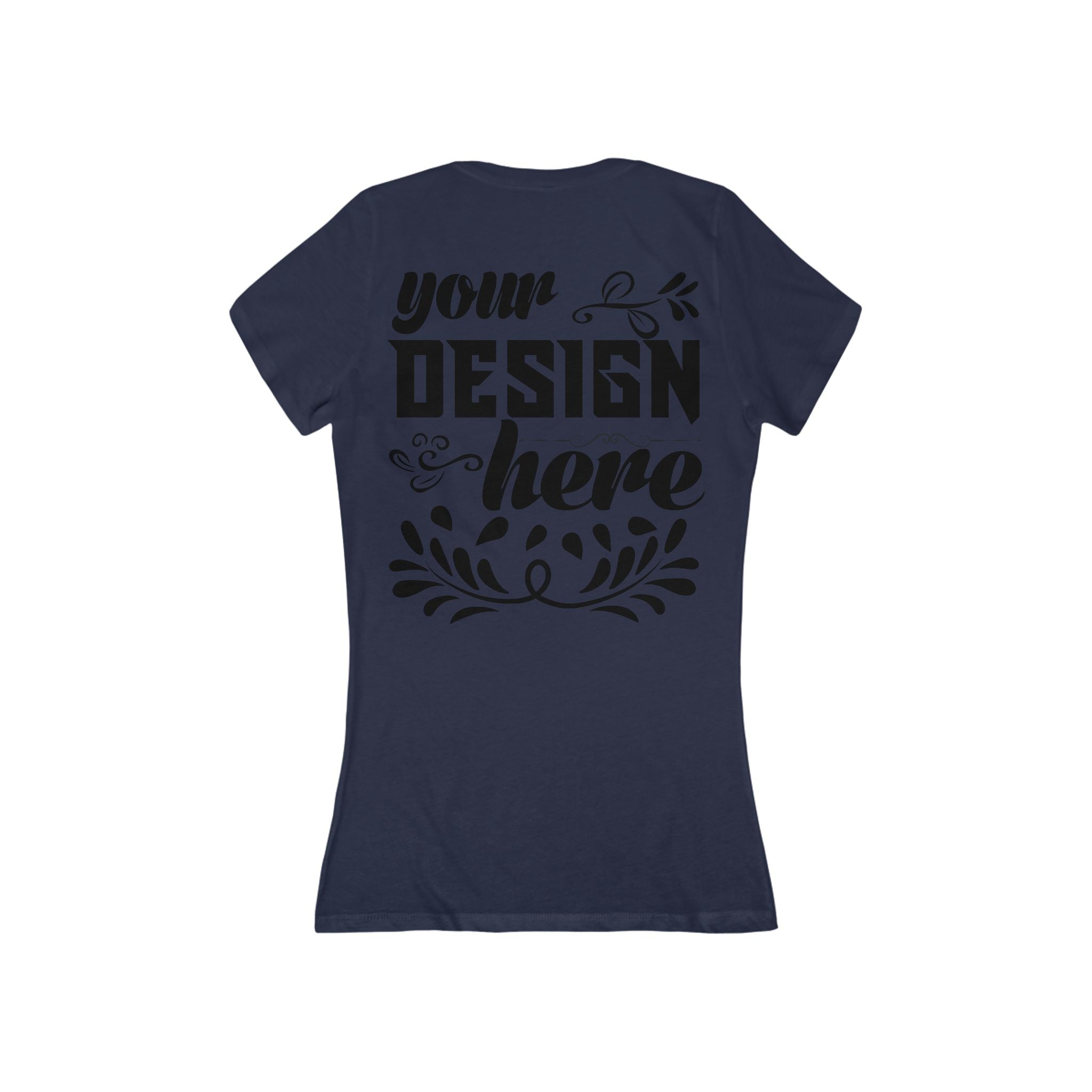 Customizable Bella+Canvas 6035 Womens Deep V Neck T Shirt