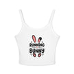 Bella+Canvas 1012 Spaghetti Strap Tank Top Running Bunny Graphic Print