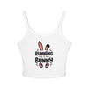 Bella+Canvas 1012 Spaghetti Strap Tank Top Running Bunny Graphic Print