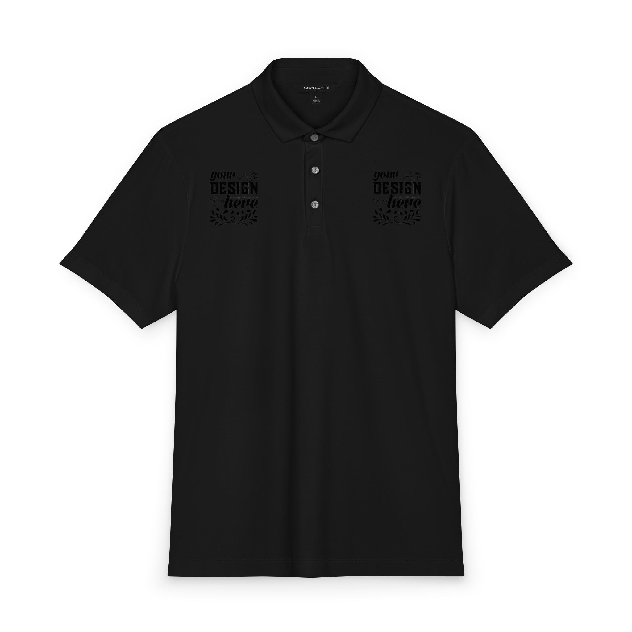 Customizable Mercer+Mettle MM1014 Mens Stretch Jersey Polo Shirt