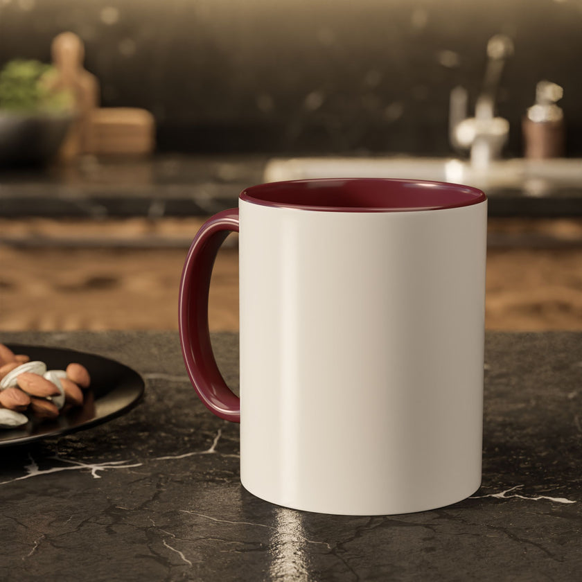 Customizable Glossy Ceramic Accent Mug 11oz and 15oz