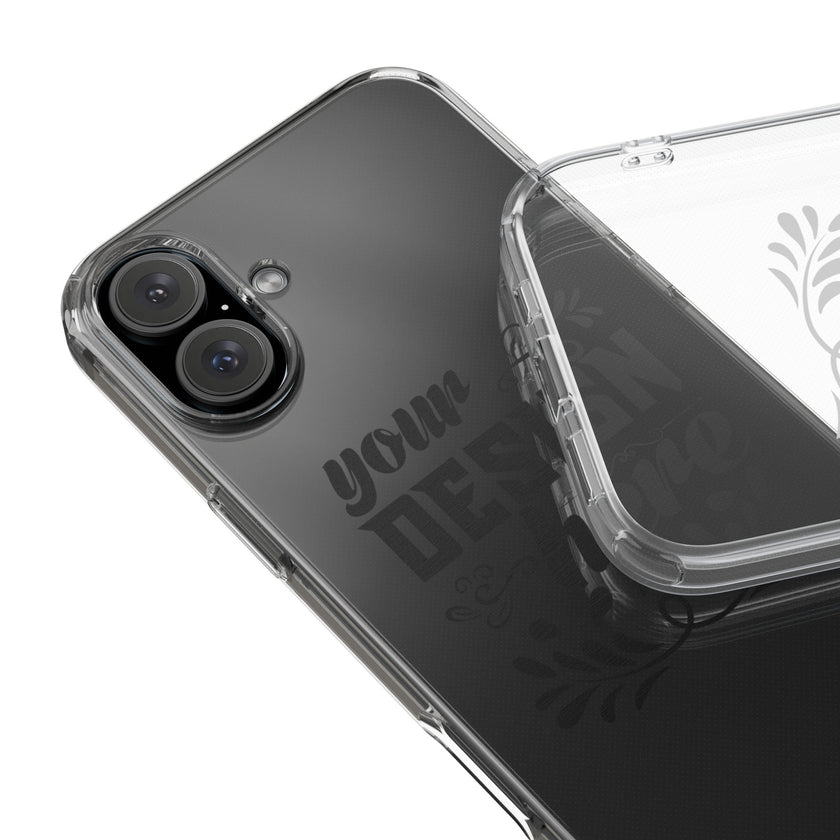 Customizable Clear Impact Resistant Phone Case With TPU Sides Wireless Ready