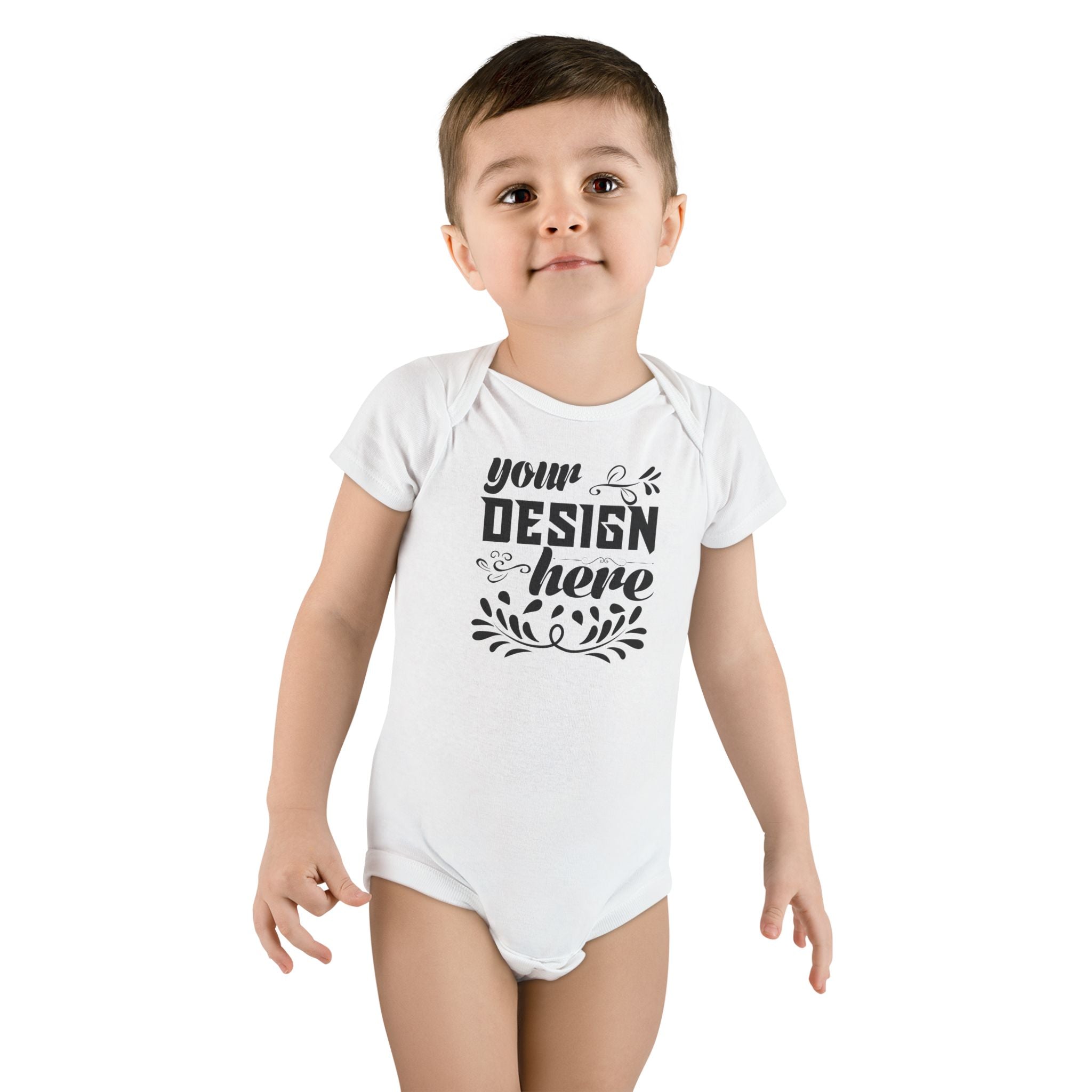 Customizable Gerber Childrenswear 6516A Baby Short Sleeve Onesie