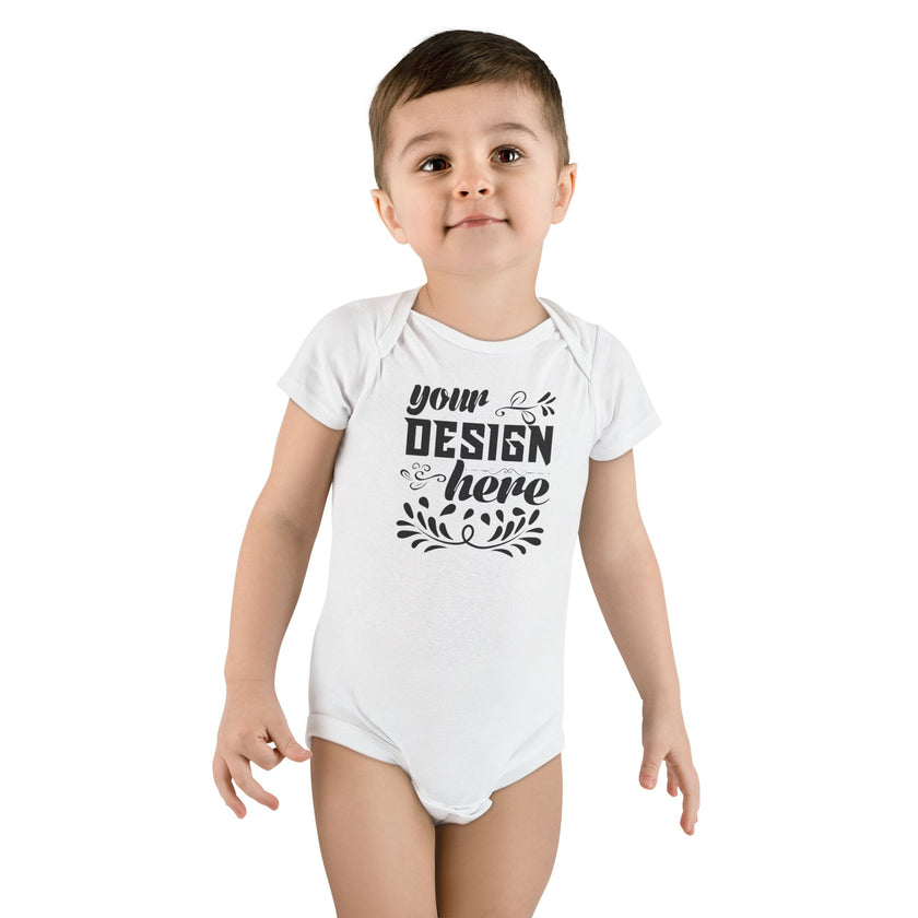 Customizable Gerber Childrenswear 6516A Baby Short Sleeve Onesie