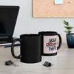 Customizable Black Ceramic Mug 11oz 15oz Glossy Finish Lead BPA Free