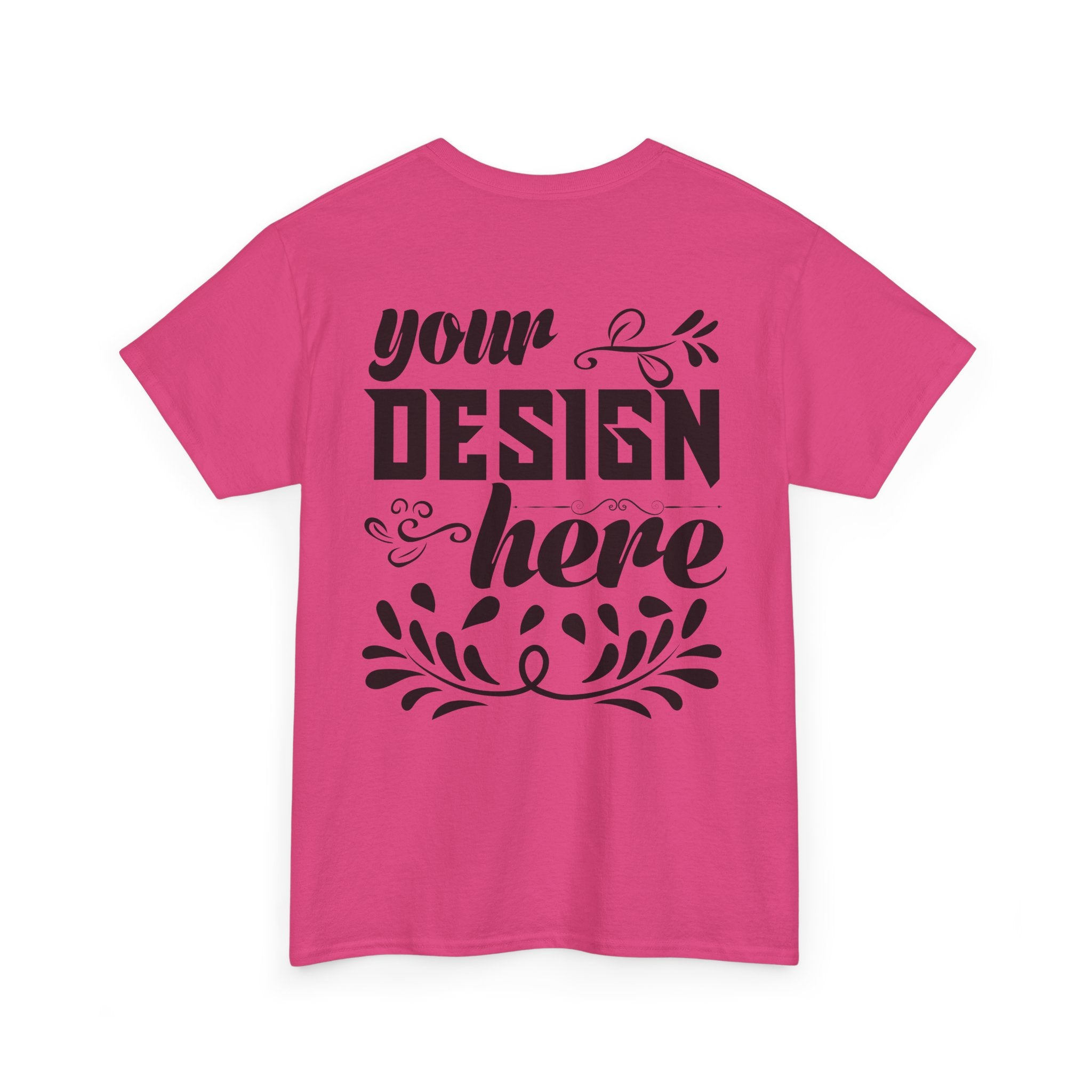 Customizable Gildan 5000 Unisex Heavy Cotton T-Shirt Classic Fit