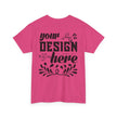 Customizable Gildan 5000 Unisex Heavy Cotton T-Shirt Classic Fit