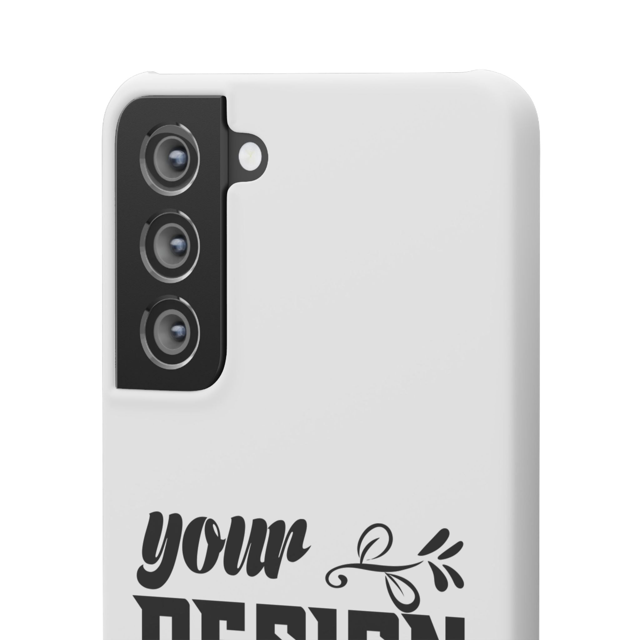 Customizable Snap Phone Case Slim Lightweight Polycarbonate Gloss Or Matte