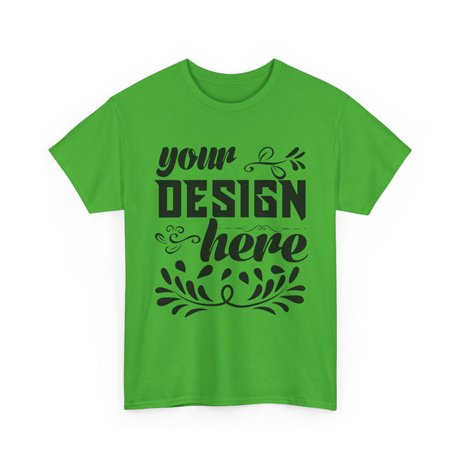 Customizable Gildan 5000 Unisex Heavy Cotton T-Shirt Classic Fit