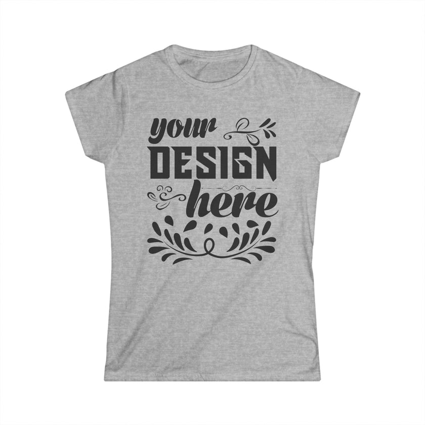 Customizable Gildan 64000L Womens Softstyle Short Sleeve T-Shirt