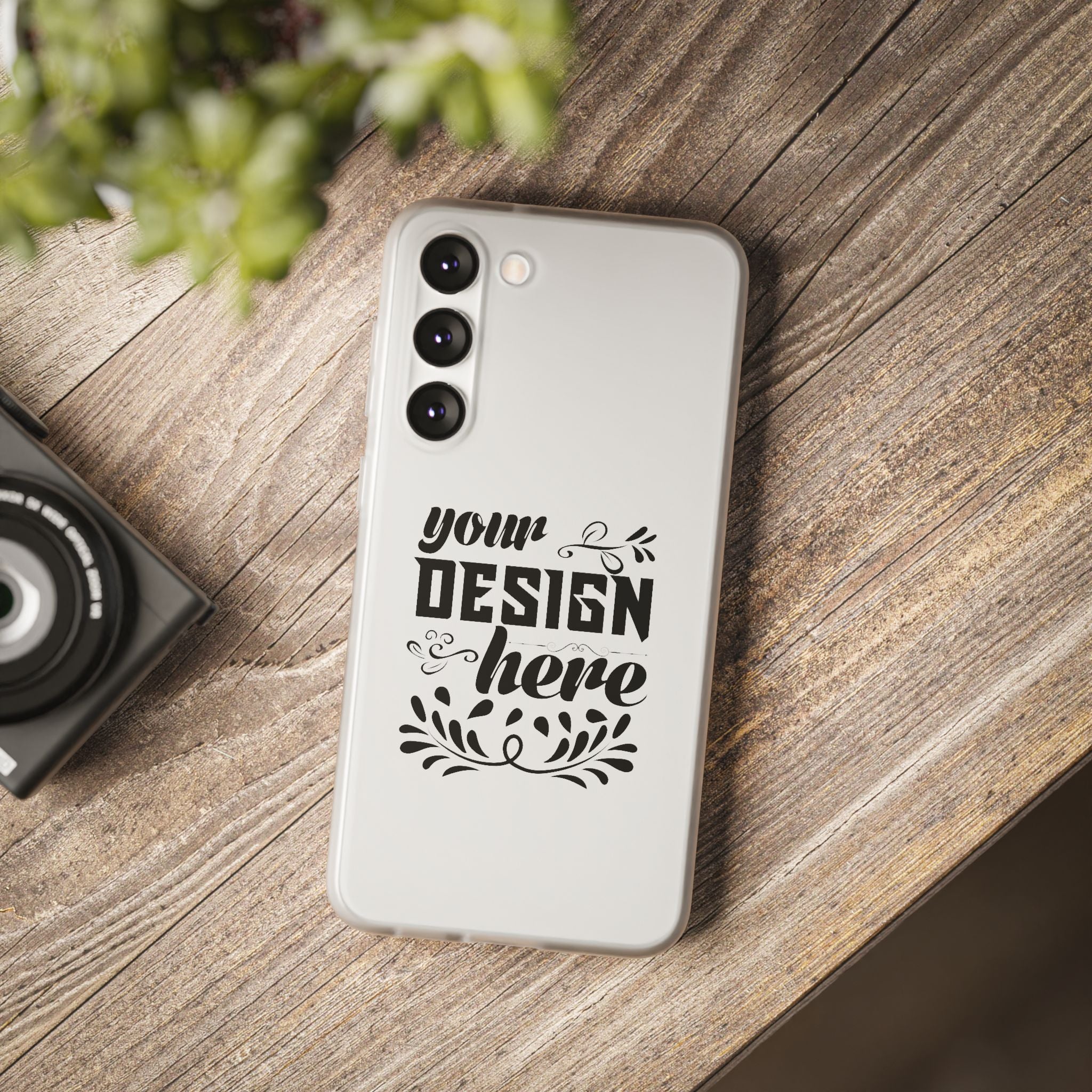 Customizable Flexi TPU Phone Case Slim Matte Protective Cover