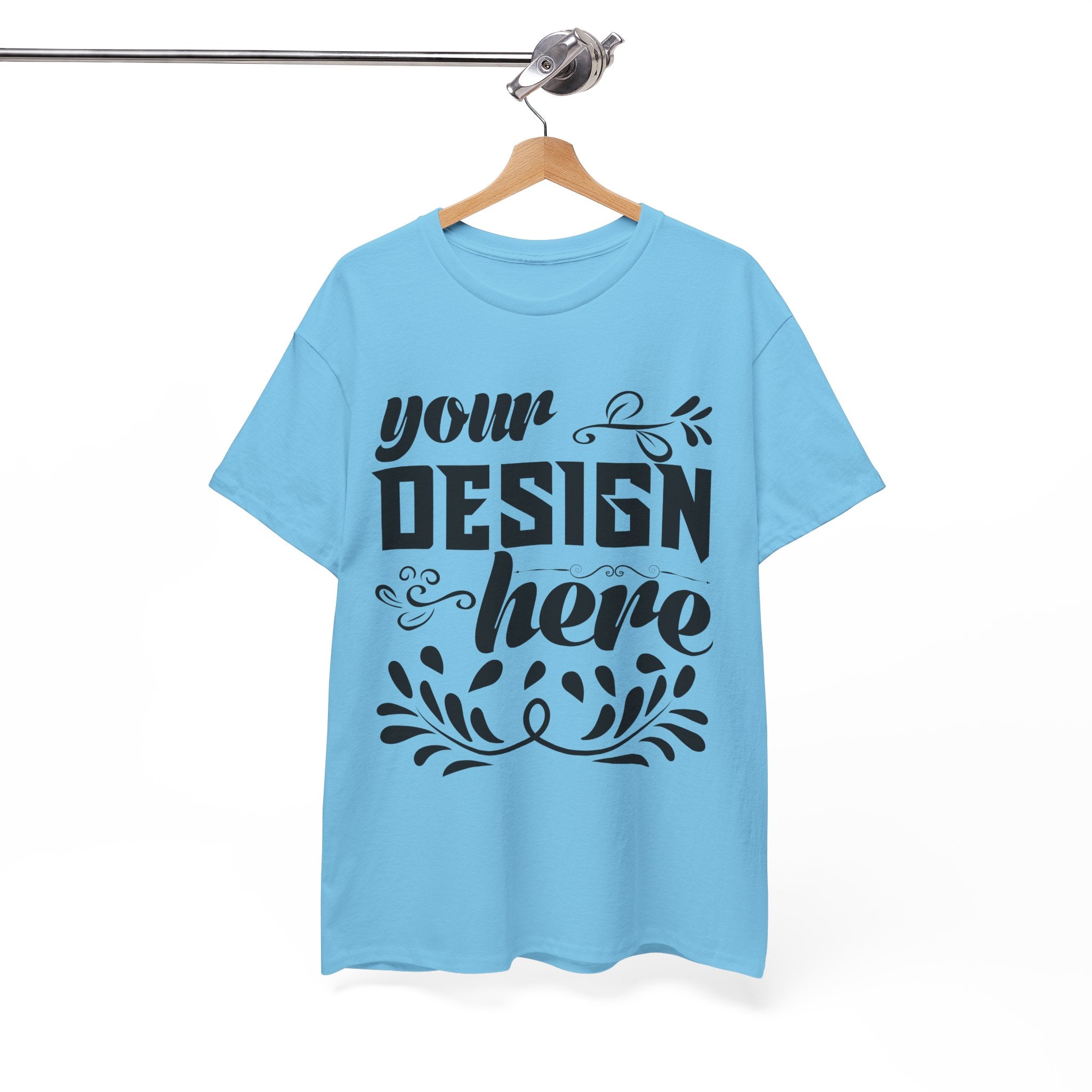 Customizable Gildan 5000 Unisex Heavy Cotton T-Shirt Classic Fit