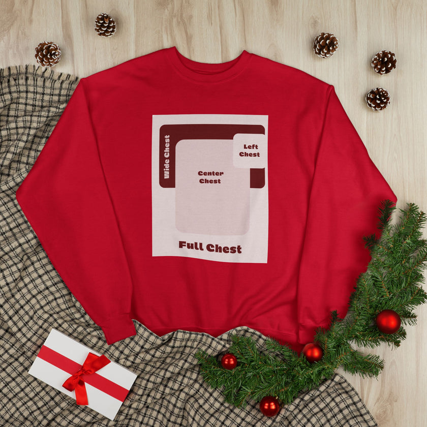 Customizable Unisex Hanes P160 EcoSmart Crewneck Sweatshirt Custom Print