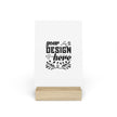 Customizable Gallery Board with Wooden Stand 1.8mm Giclée Print