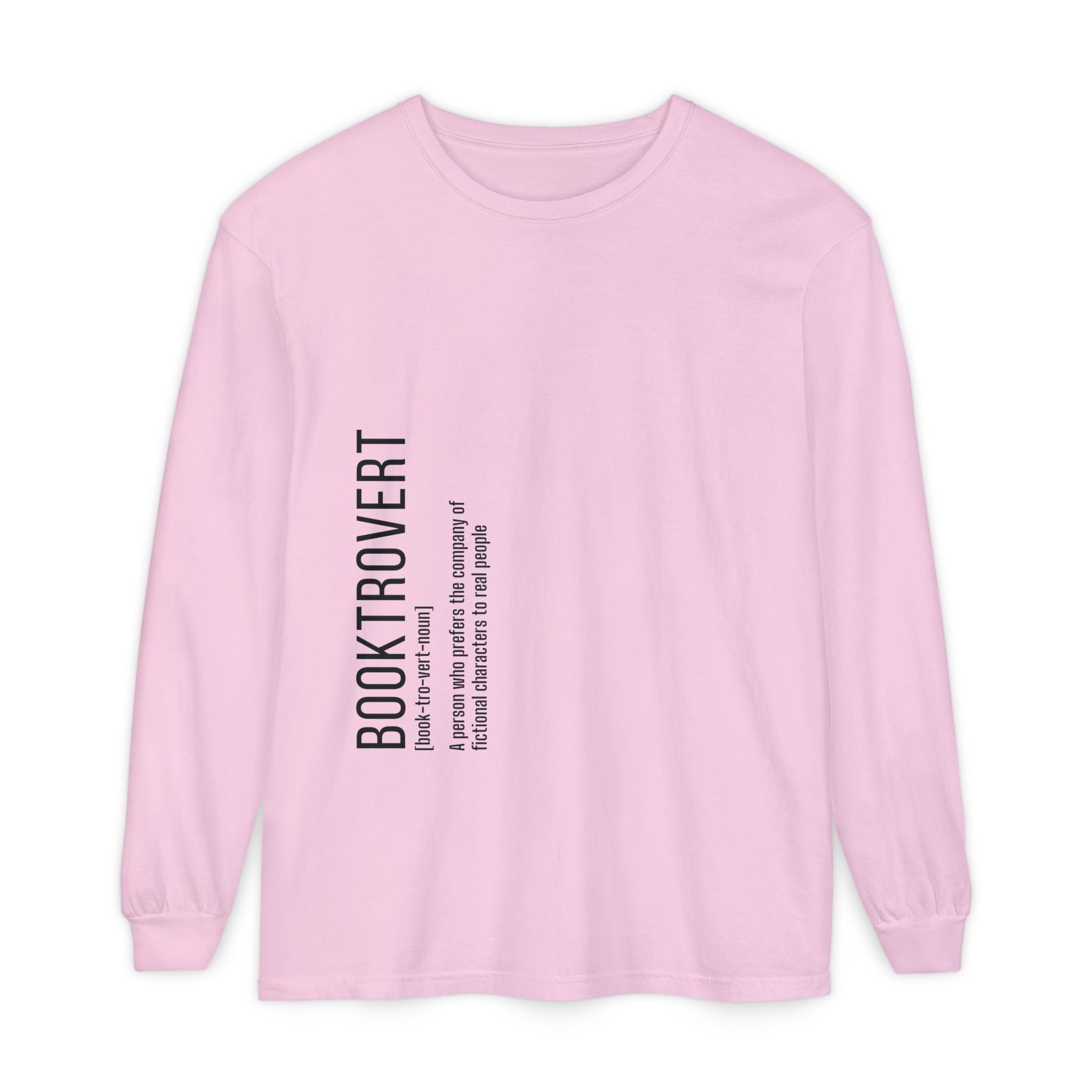 Comfort Colors 6014 Unisex  Long Sleeve T-Shirt | Booktrovert Graphic Print