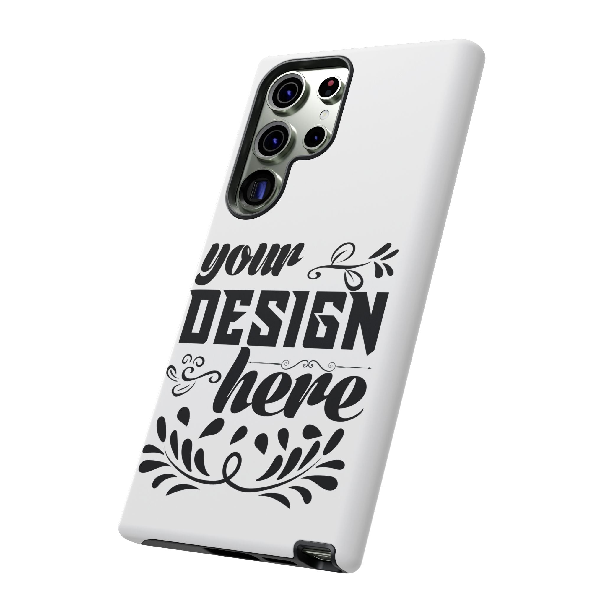 Customizable Tough Dual Layer Phone Case Polycarbonate TPU Liner Protective