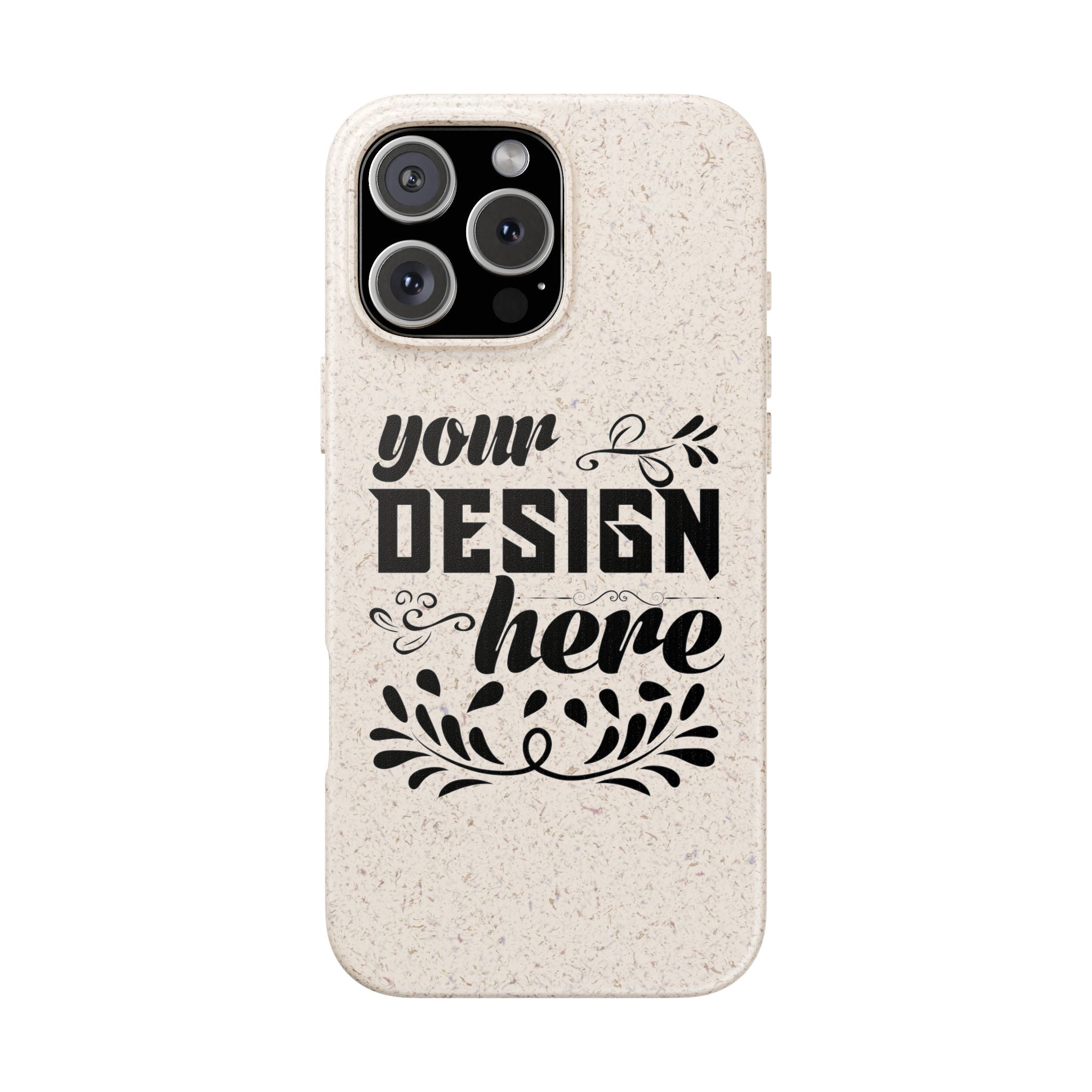 Customizable Biodegradable Phone Case Matte Finish Wireless Charging
