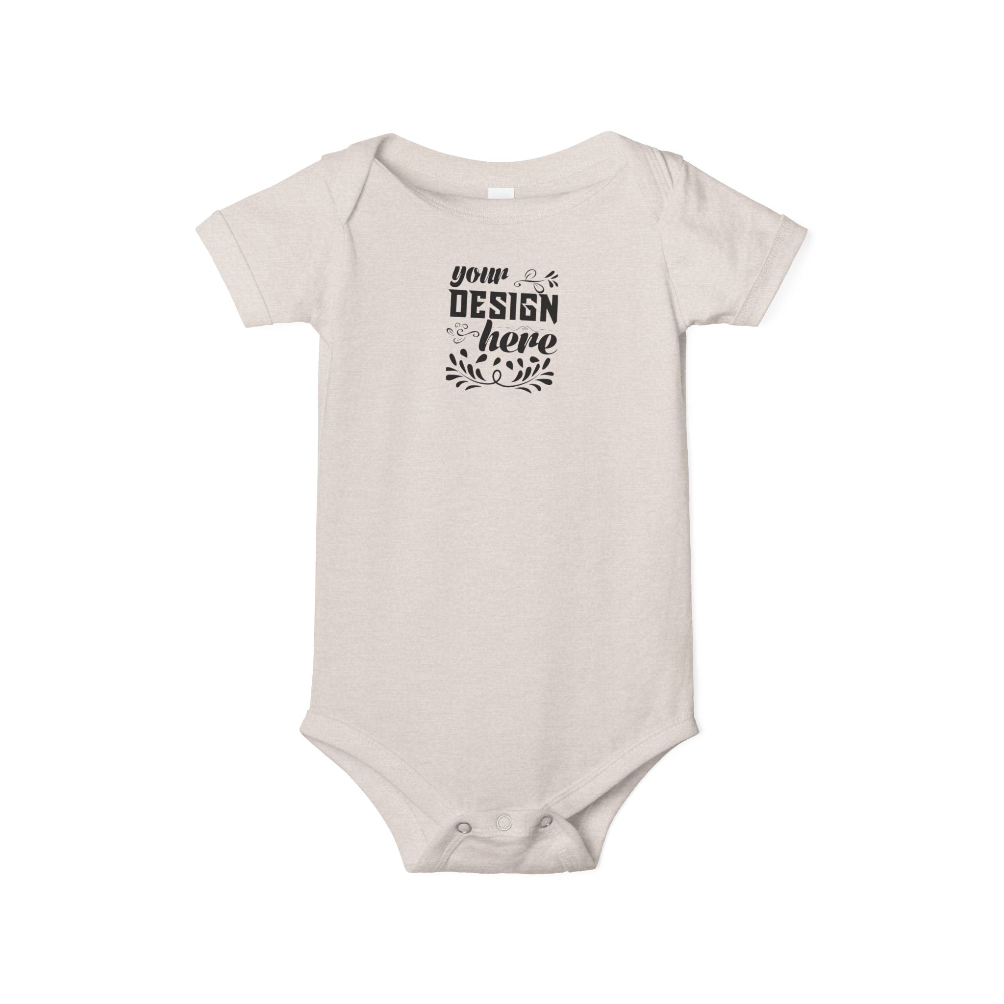 Customizable Bella+Canvas 100B Infant Jersey One Piece Bodysuit