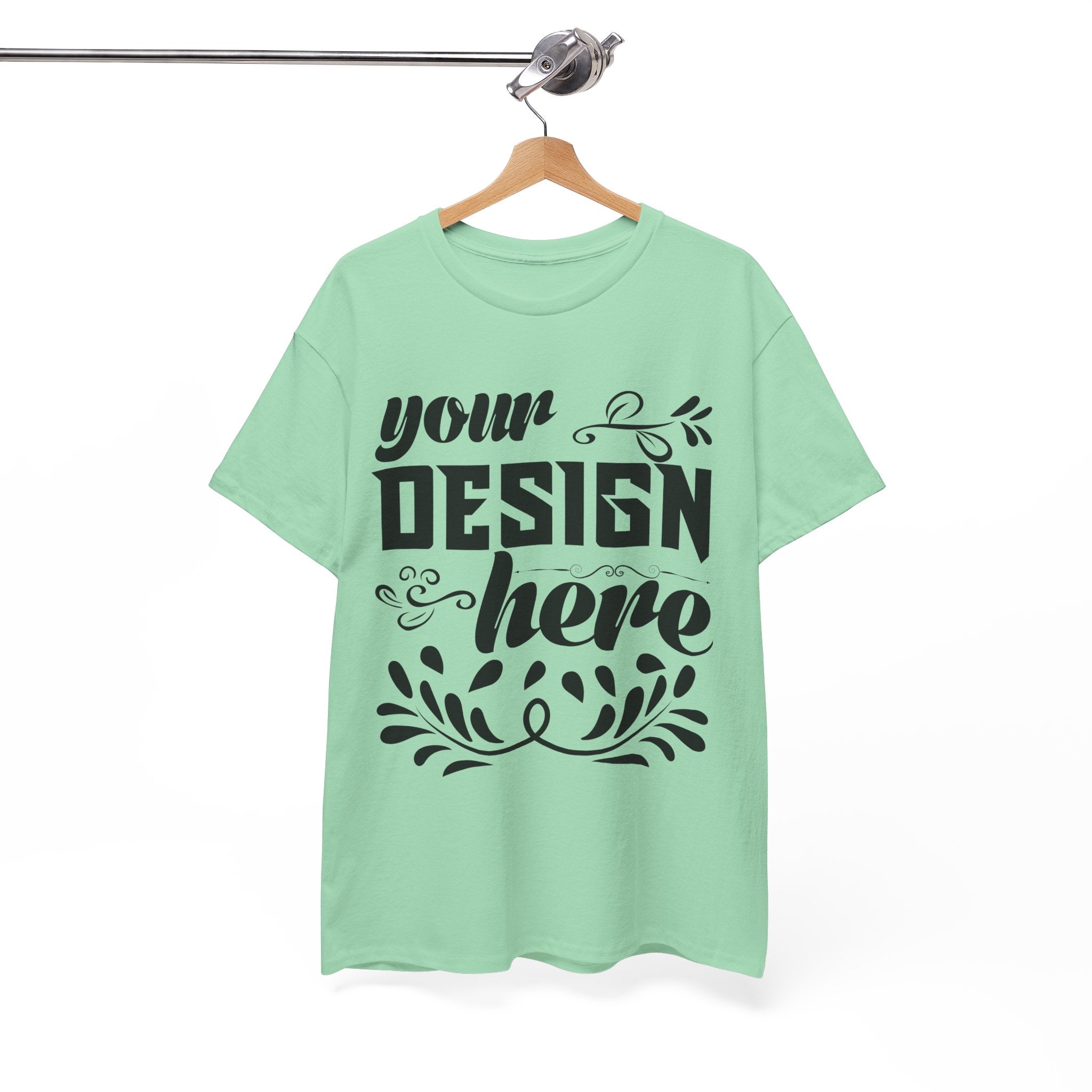 Customizable Gildan 5000 Unisex Heavy Cotton T-Shirt Classic Fit