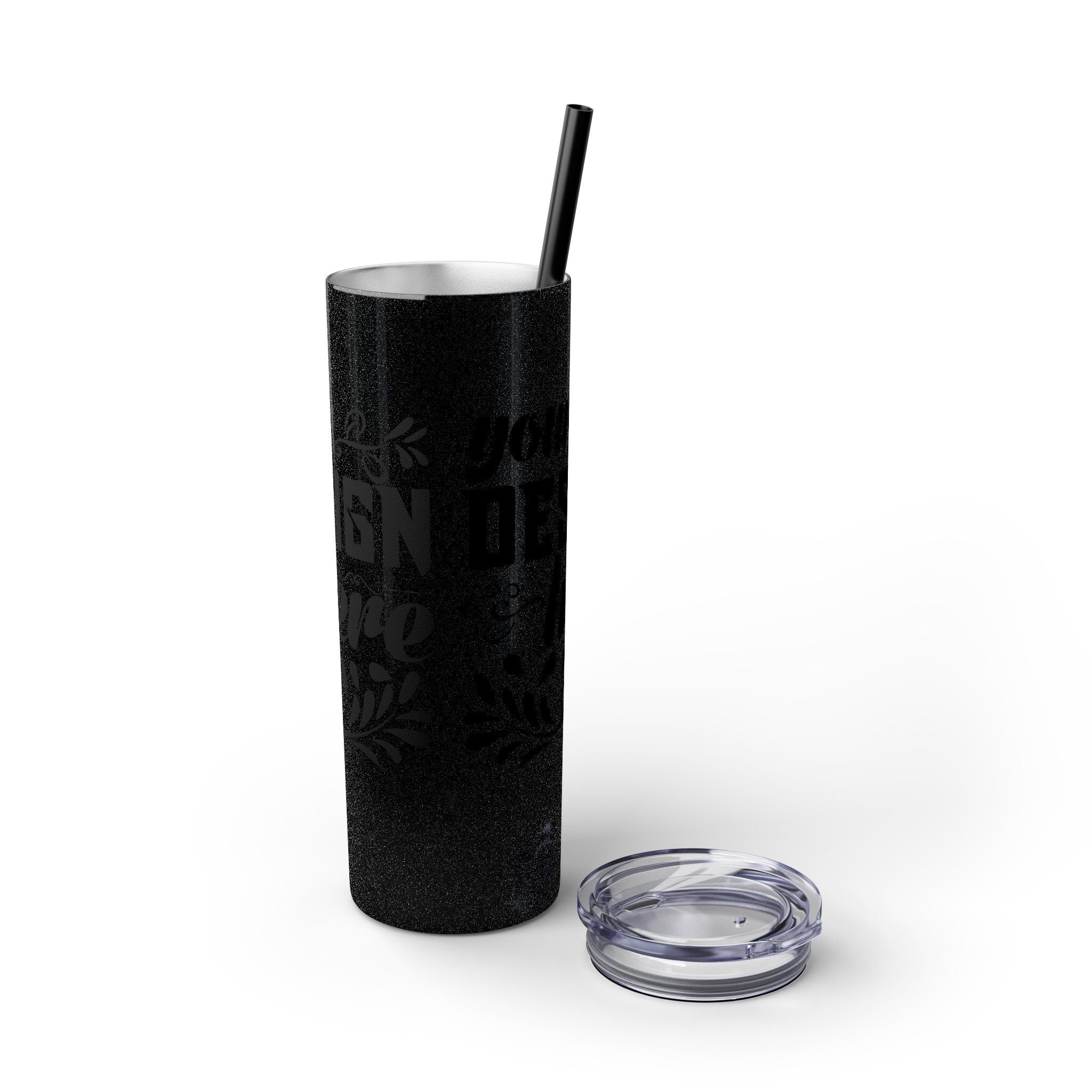 Customizable Maars 20oz Skinny Tumbler with Straw Stainless Steel