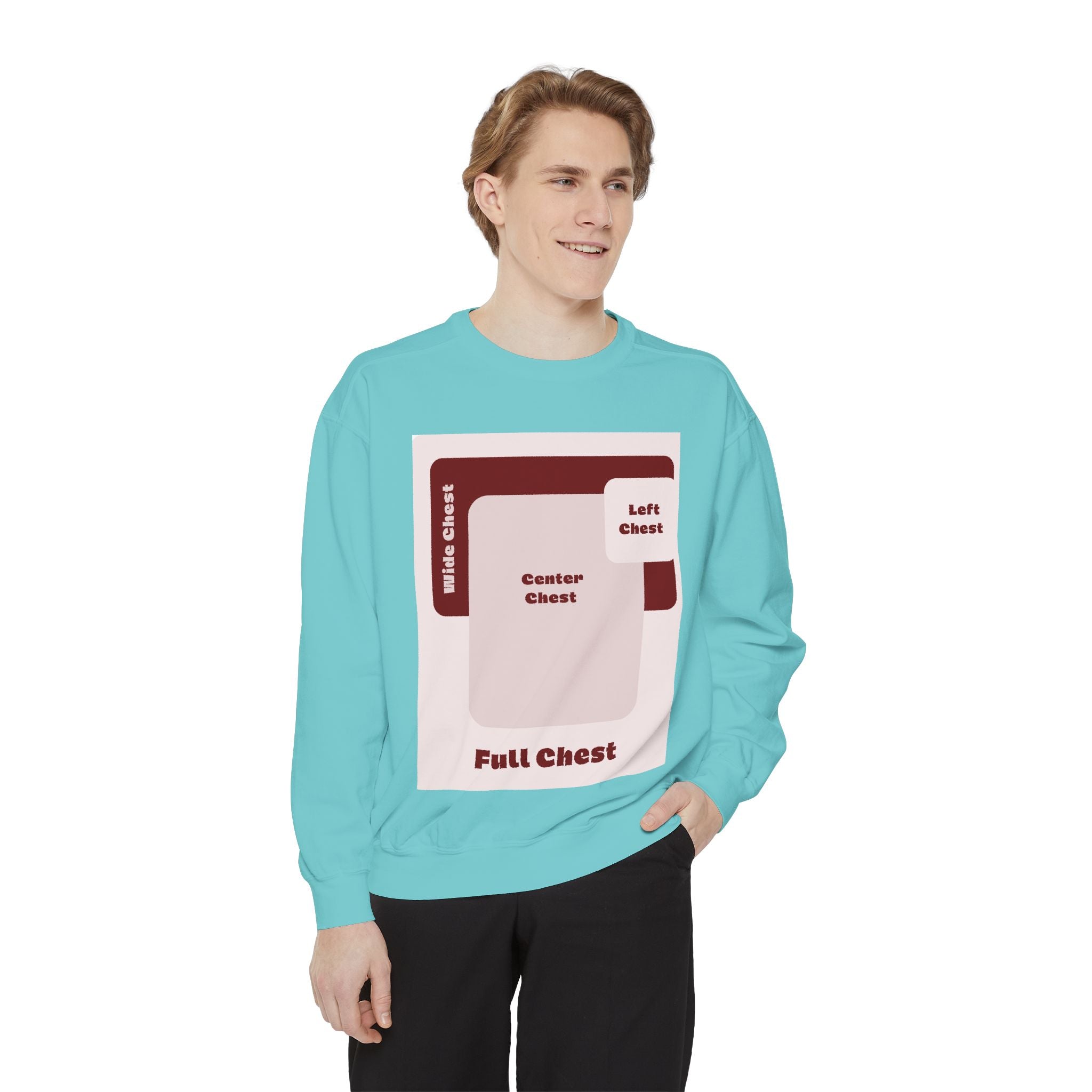 Customizable Comfort Colors 1566 Unisex Garment Dyed Sweatshirt DTG Custom Design
