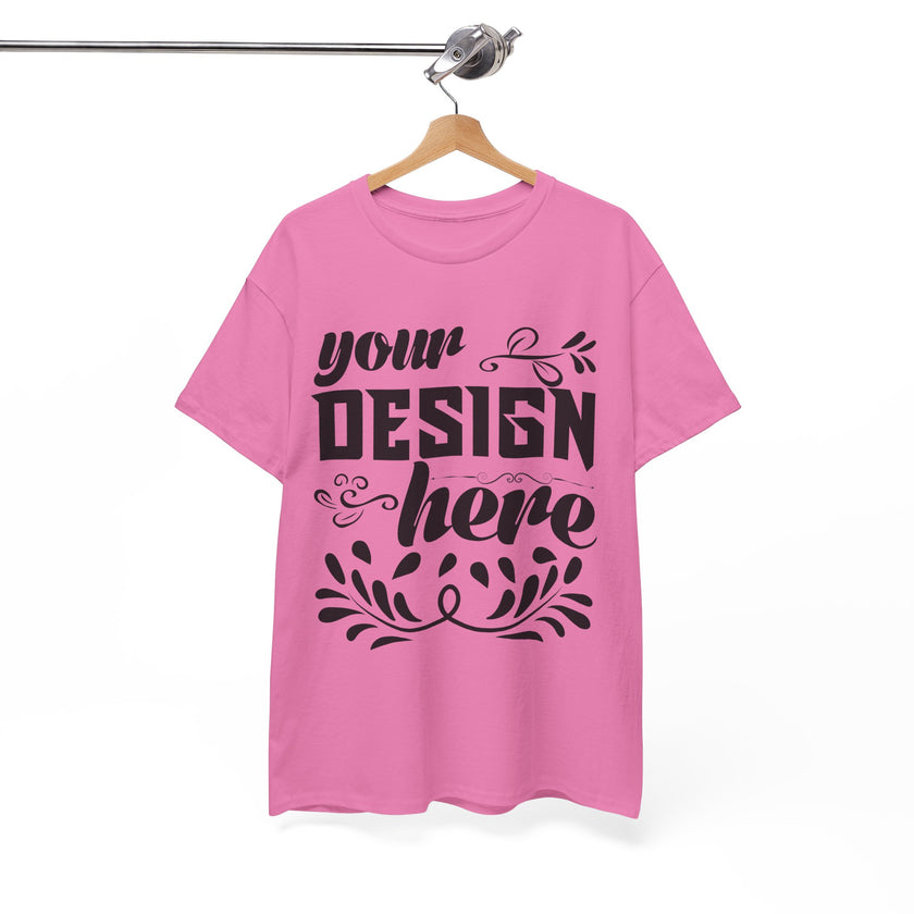 Customizable Gildan 5000 Unisex Heavy Cotton T-Shirt Classic Fit