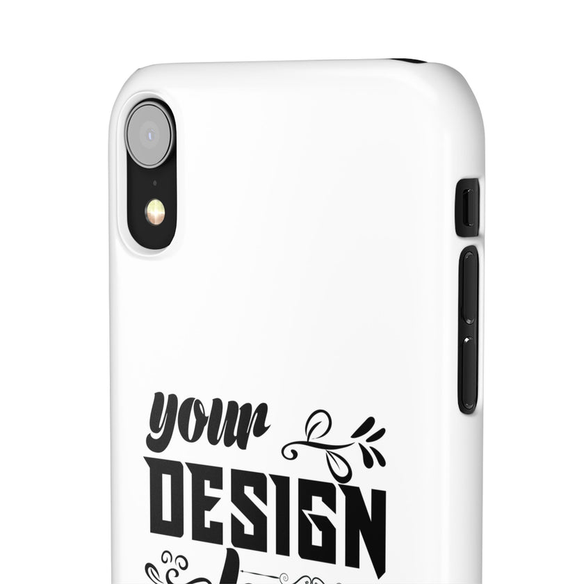 Customizable Snap Phone Case Slim Lightweight Polycarbonate Gloss Or Matte