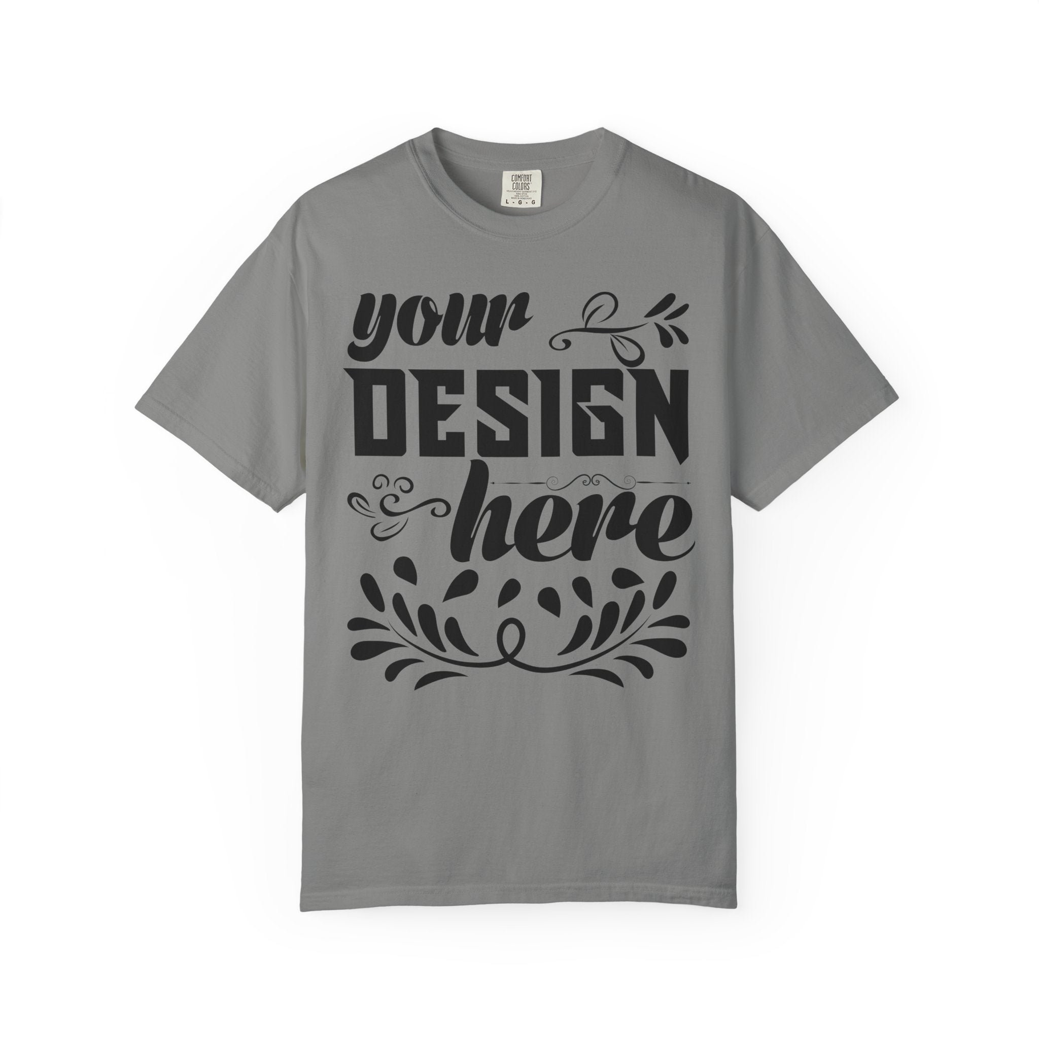 Customizable Comfort Colors 1717 Unisex Garment-Dyed T-Shirt