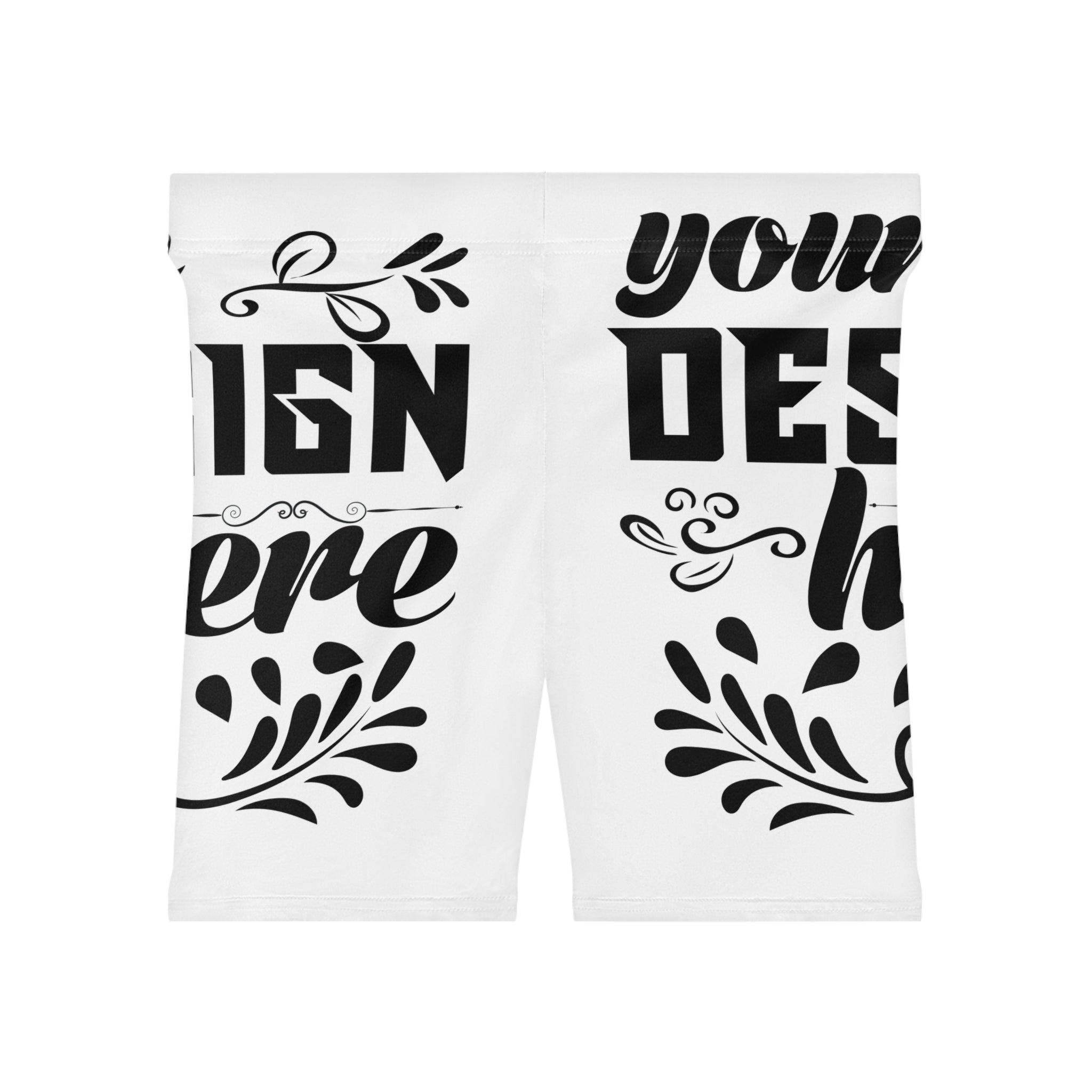 Customizable Womens Biker Shorts All Over Print Moisture Wicking