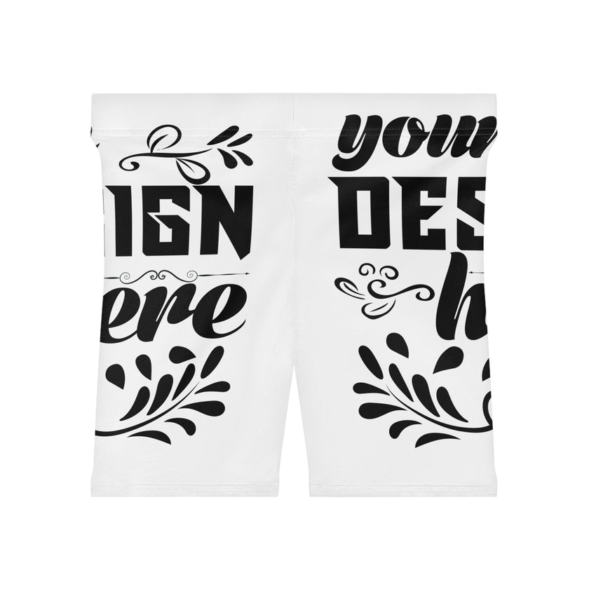 Customizable Womens Biker Shorts All Over Print Moisture Wicking