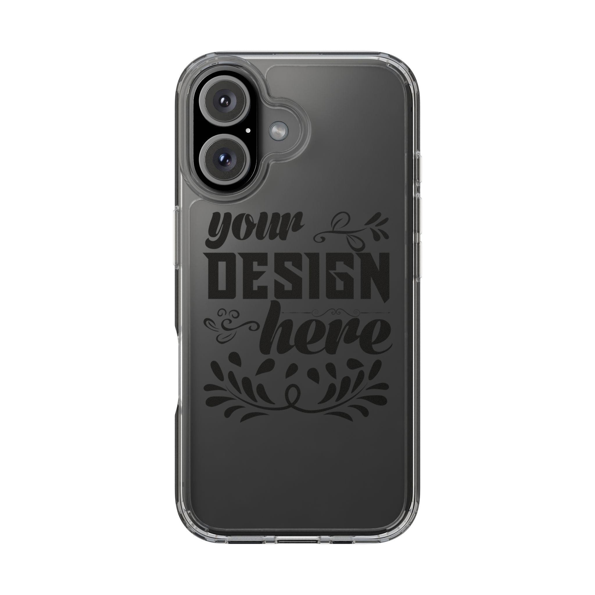 Customizable Clear Phone Case Slim Lightweight Scratch Resistant Protection