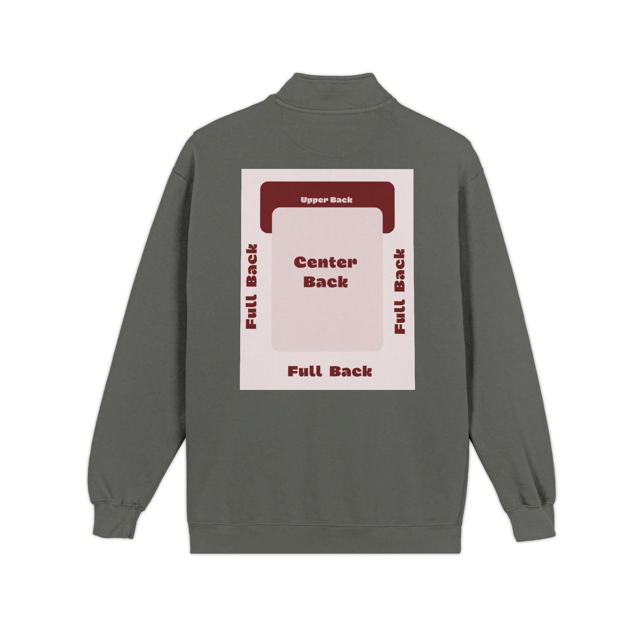 Customizable Comfort Colors 1580 Unisex Quarter Zip Sweatshirt