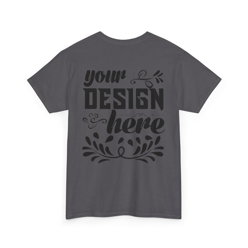 Customizable Gildan 5000 Unisex Heavy Cotton T-Shirt Classic Fit