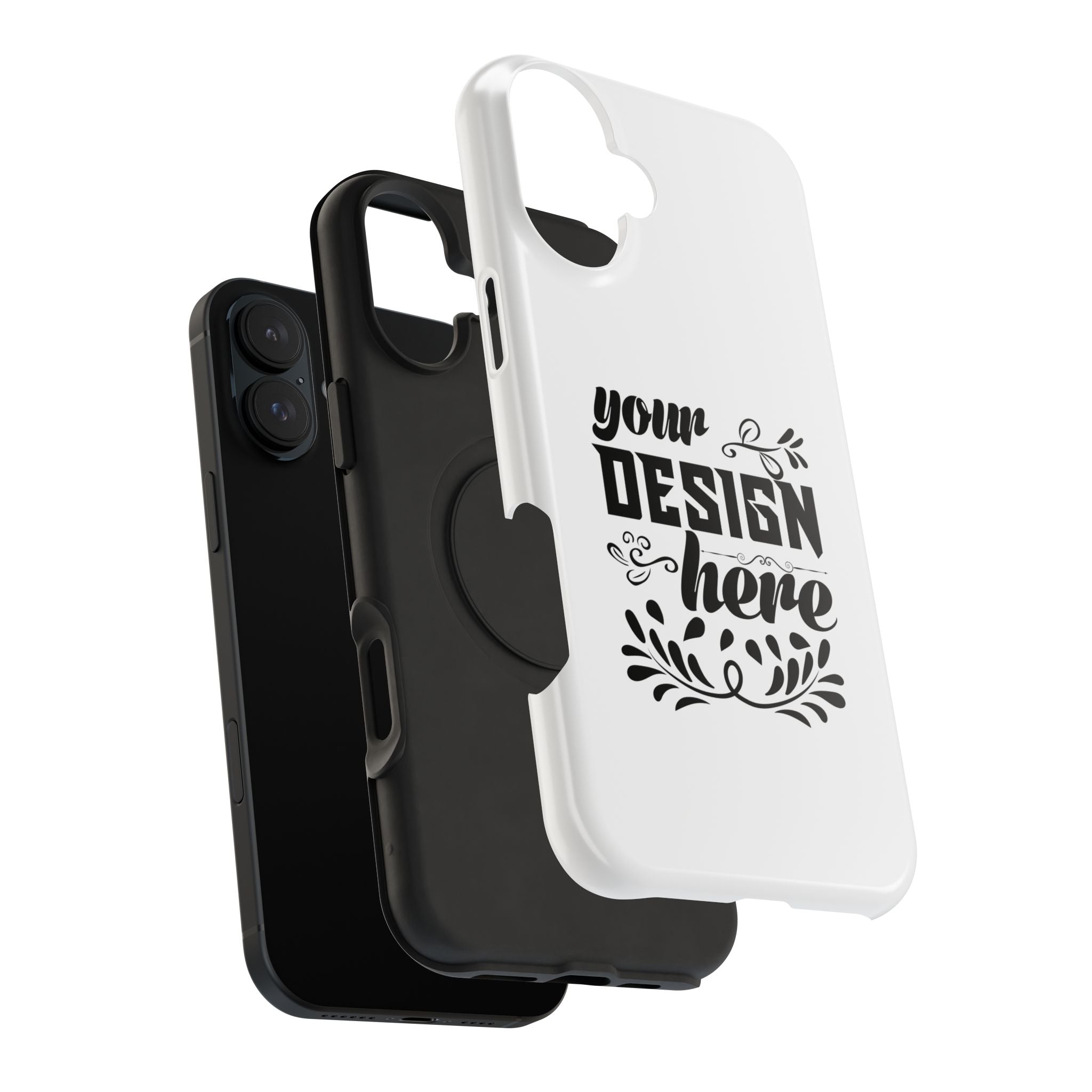 Customizable Impact Resistant Phone Case Dual Layer With Matte Or Glossy