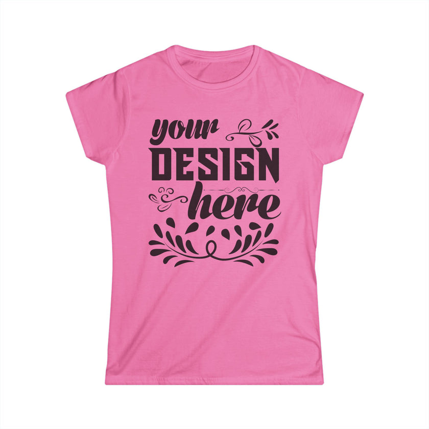 Customizable Gildan 64000L Womens Softstyle Short Sleeve T-Shirt