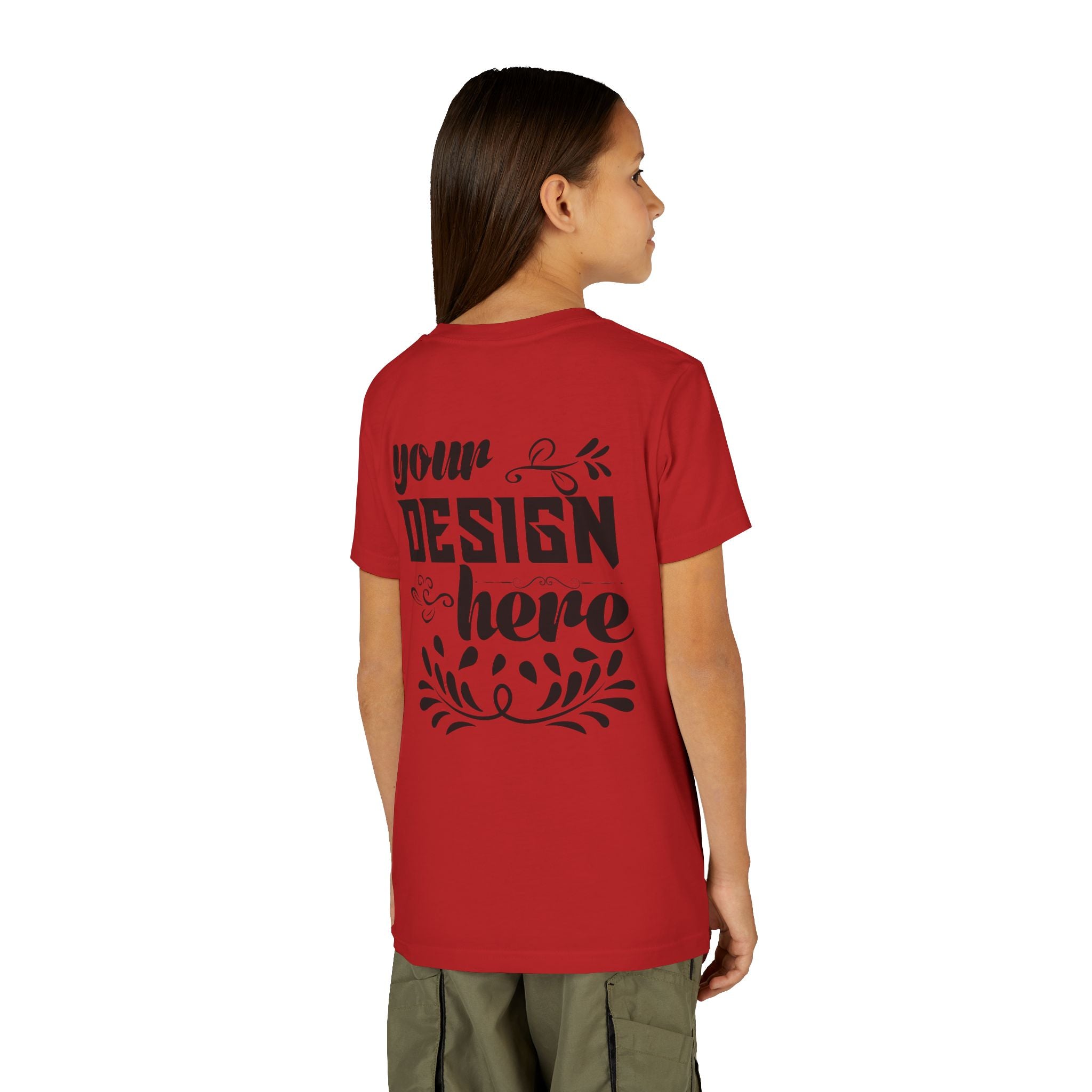 Customizable Bella+Canvas 3001Y Youth Short Sleeve T-Shirt Premium Fit