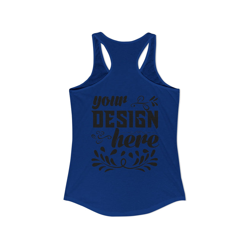 Customizable Next Level 1533 Womens Ideal Racerback Tank