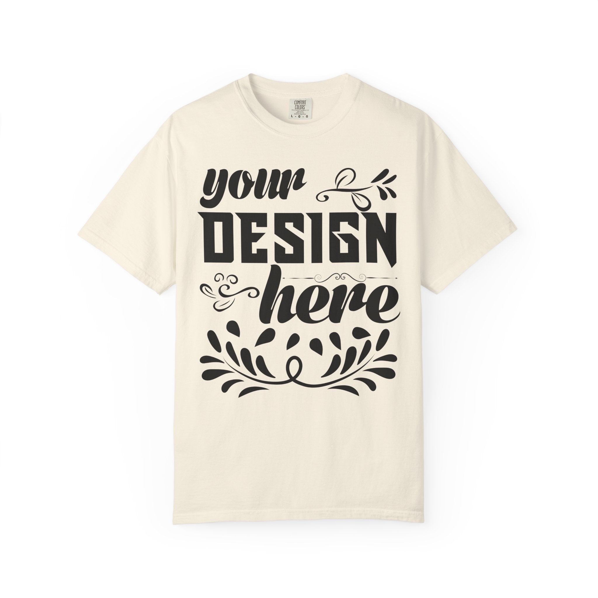 Customizable Comfort Colors 1717 Unisex Garment-Dyed T-Shirt