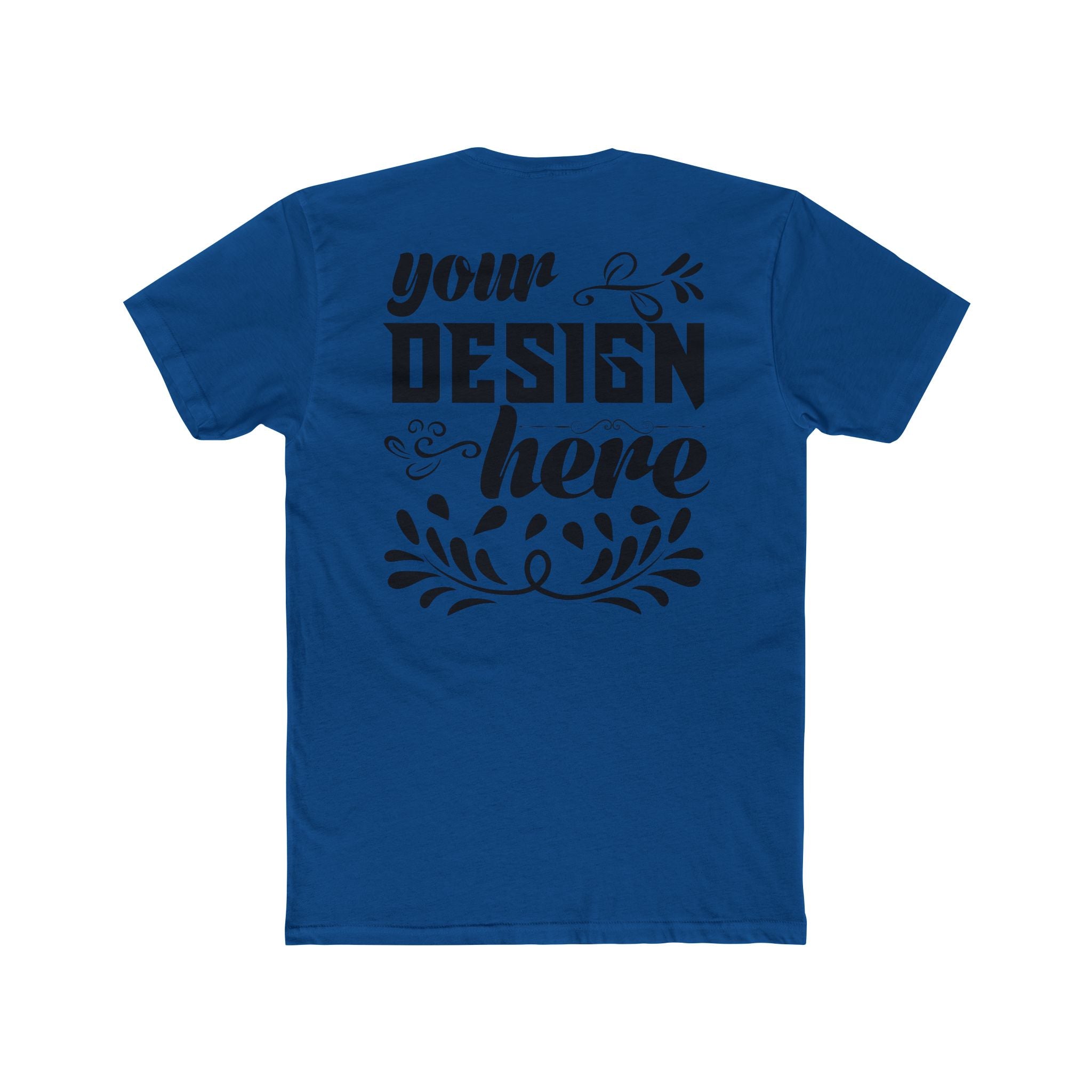 Customizable Next Level 3600 Unisex Cotton Crew Neck Short Sleeve Tee