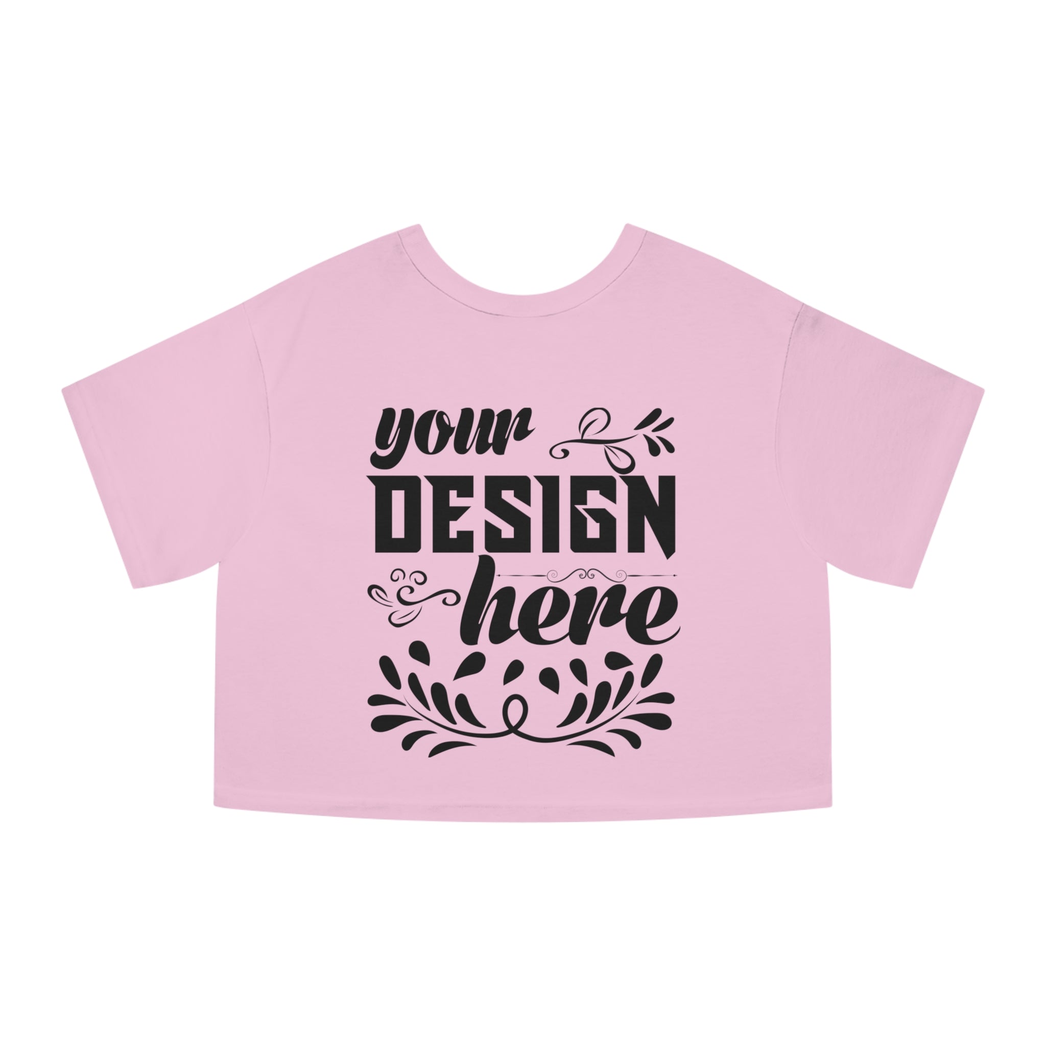 Customizable Champion T453W Womens Heritage Cropped T-Shirt Jersey