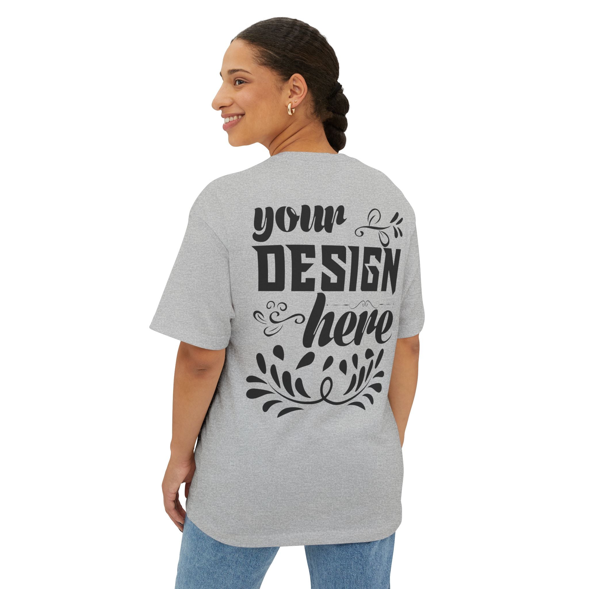 Customizable Bella+Canvas 3010 Unisex Oversized Boxy Tee Cotton