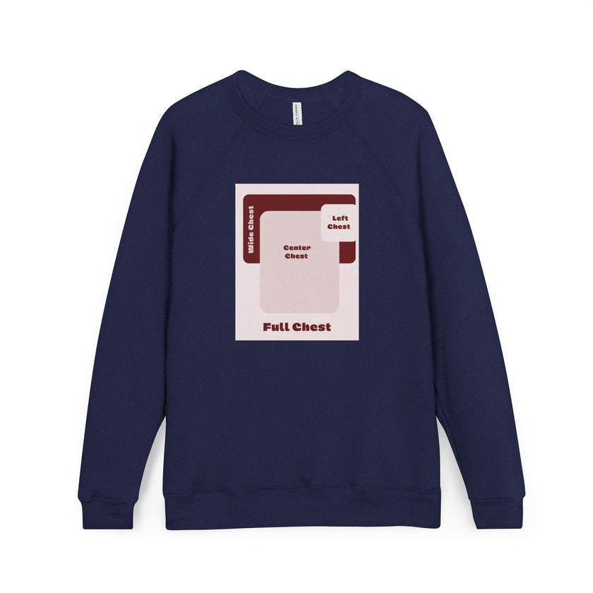 Customizable Bella+Canvas 3901 Unisex Fleece Raglan Sweatshirt