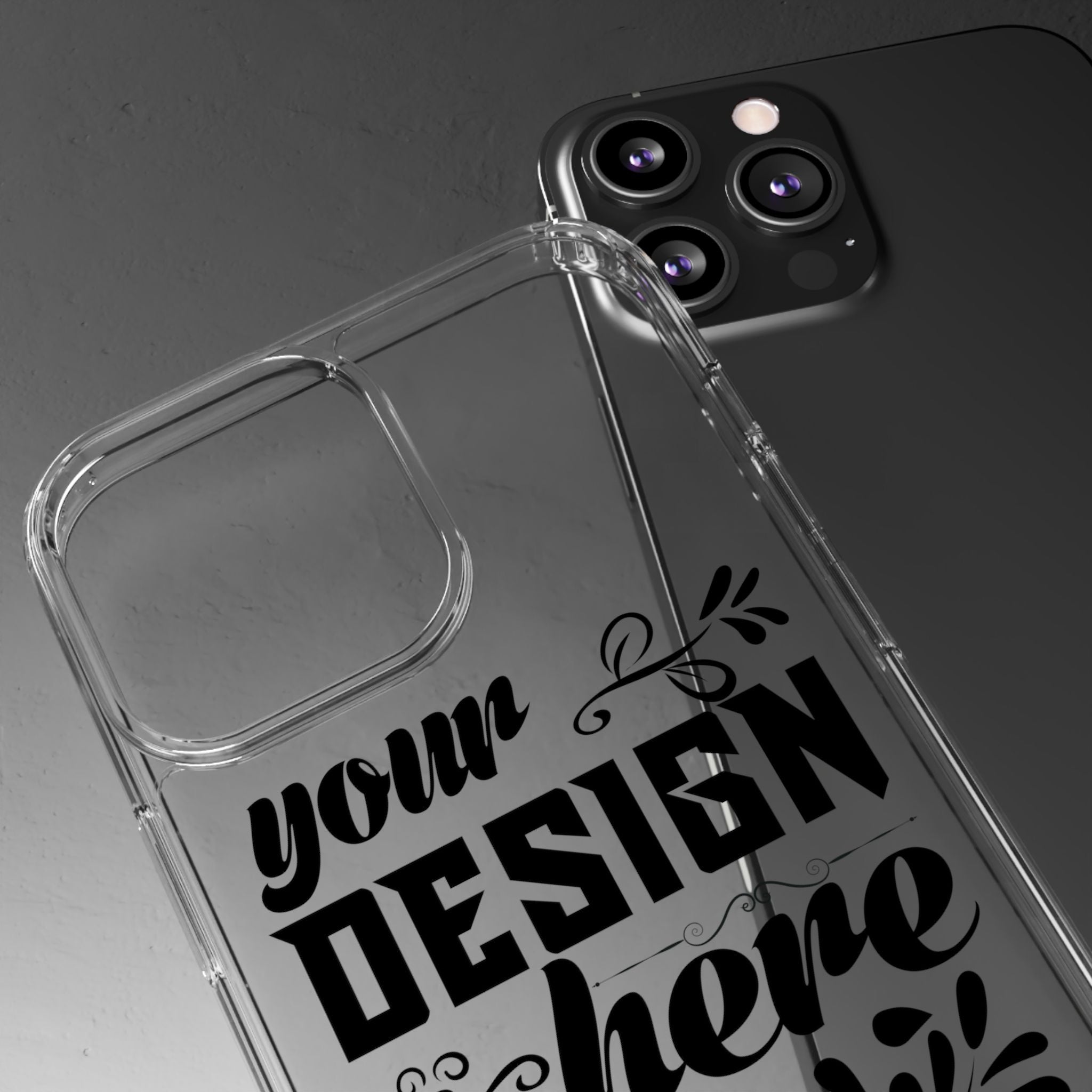 Customizable Clear Phone Case Slim Lightweight Scratch Resistant Protection