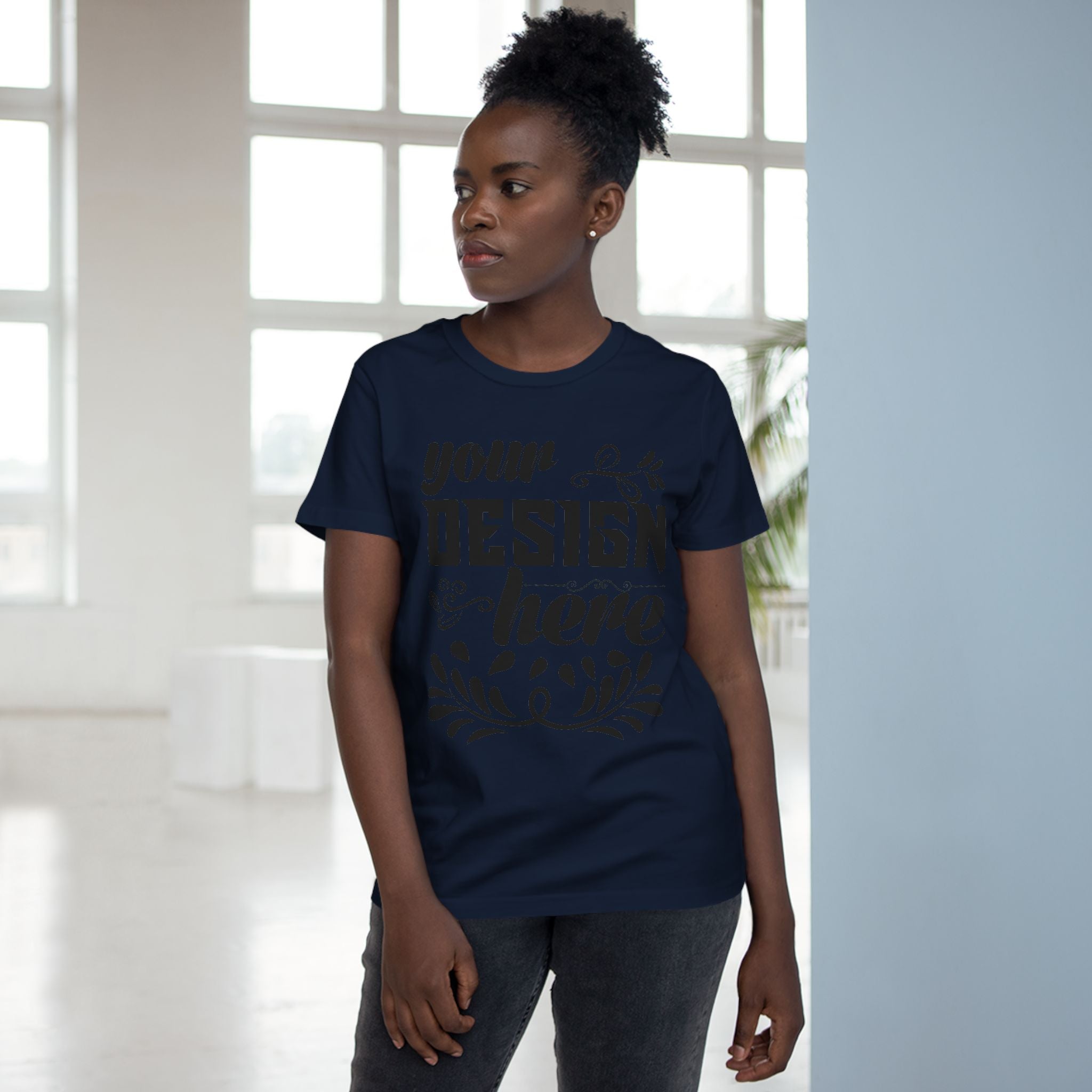 Customizable AS Colour 4001 Womens Maple Cotton T-Shirt