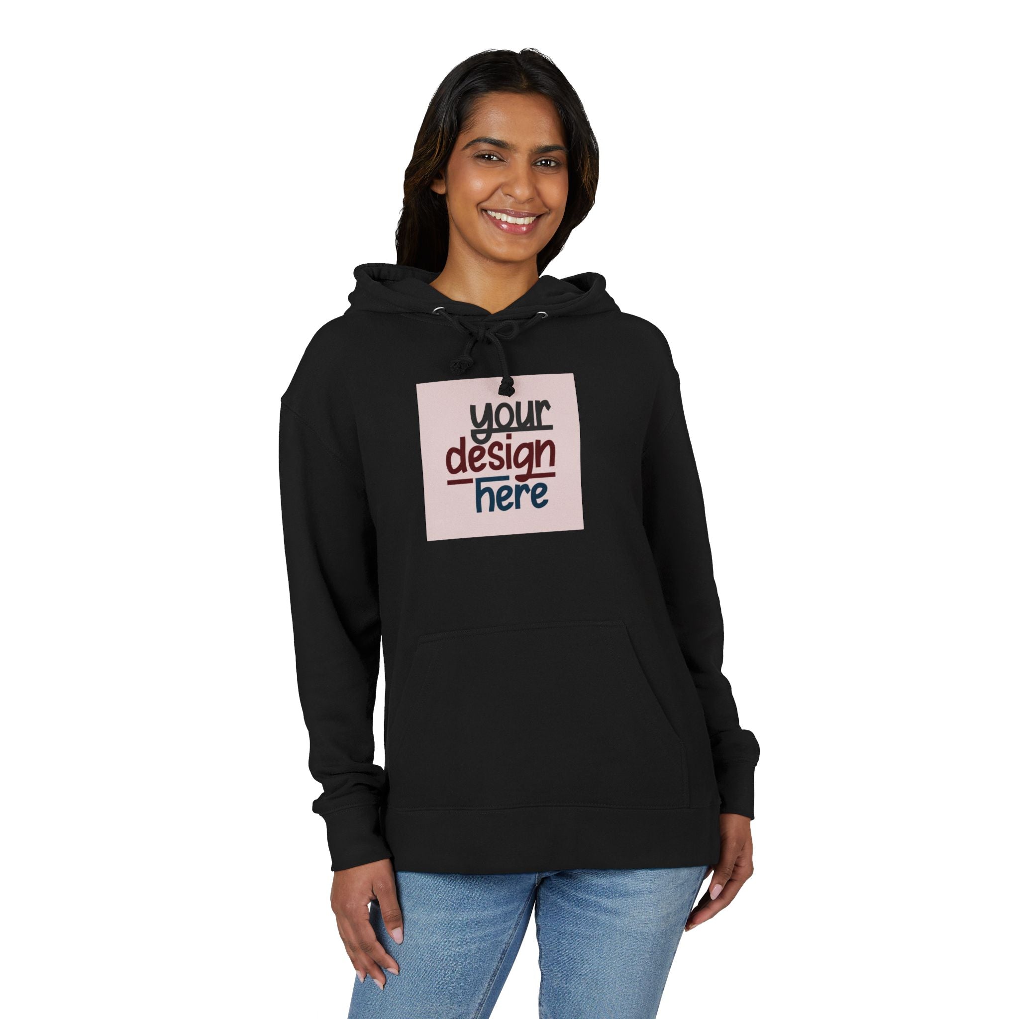 Customizable Lane Seven LS13001 Unisex French Terry Hooded Sweatshirt