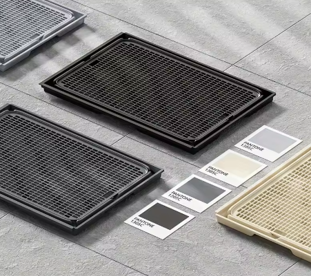 Extra Large Stainless Steel Enclosed Cat Litter Box with Lid and Leak Proof Mat