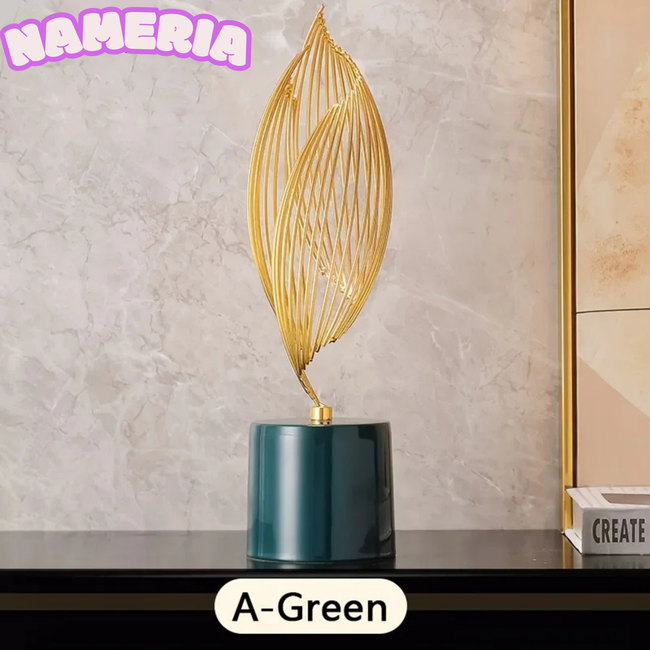 Modern Abstract Ceramic Sculpture for Luxury Home and Table Decor